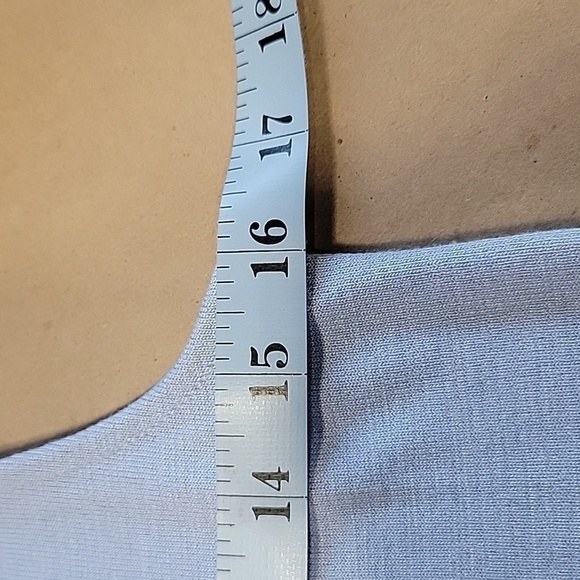 Banana Republic Size PXS Light Blue and White Layered-Look Sleeveless Top, NEW - Picture 7 of 10